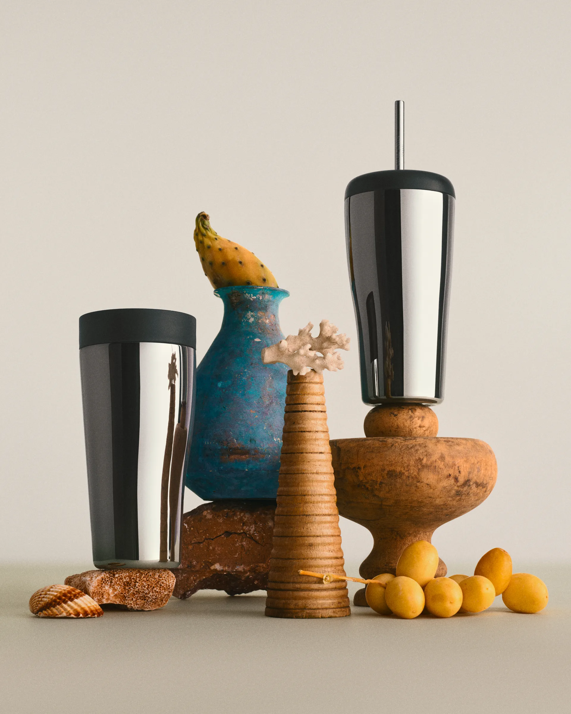 Sky thermal cup 40 cl, Stainless steel Georg Jensen