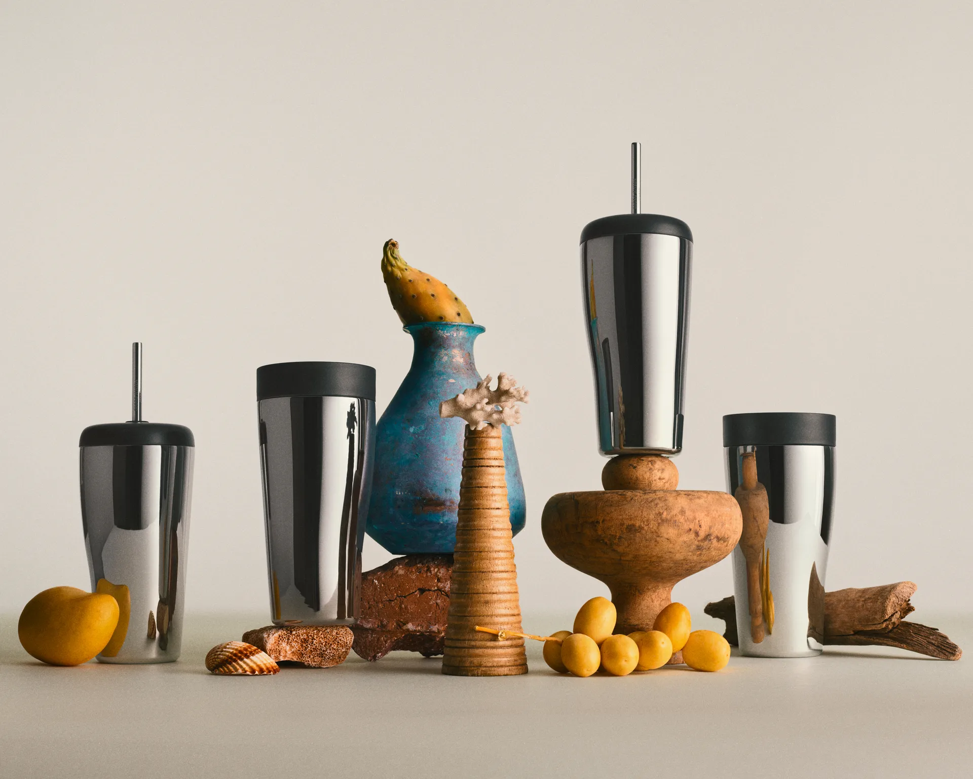 Sky thermal cup 40 cl, Stainless steel Georg Jensen