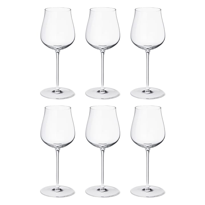 Sky white wine glass 35 cl 6-pack - crystalline - Georg Jensen
