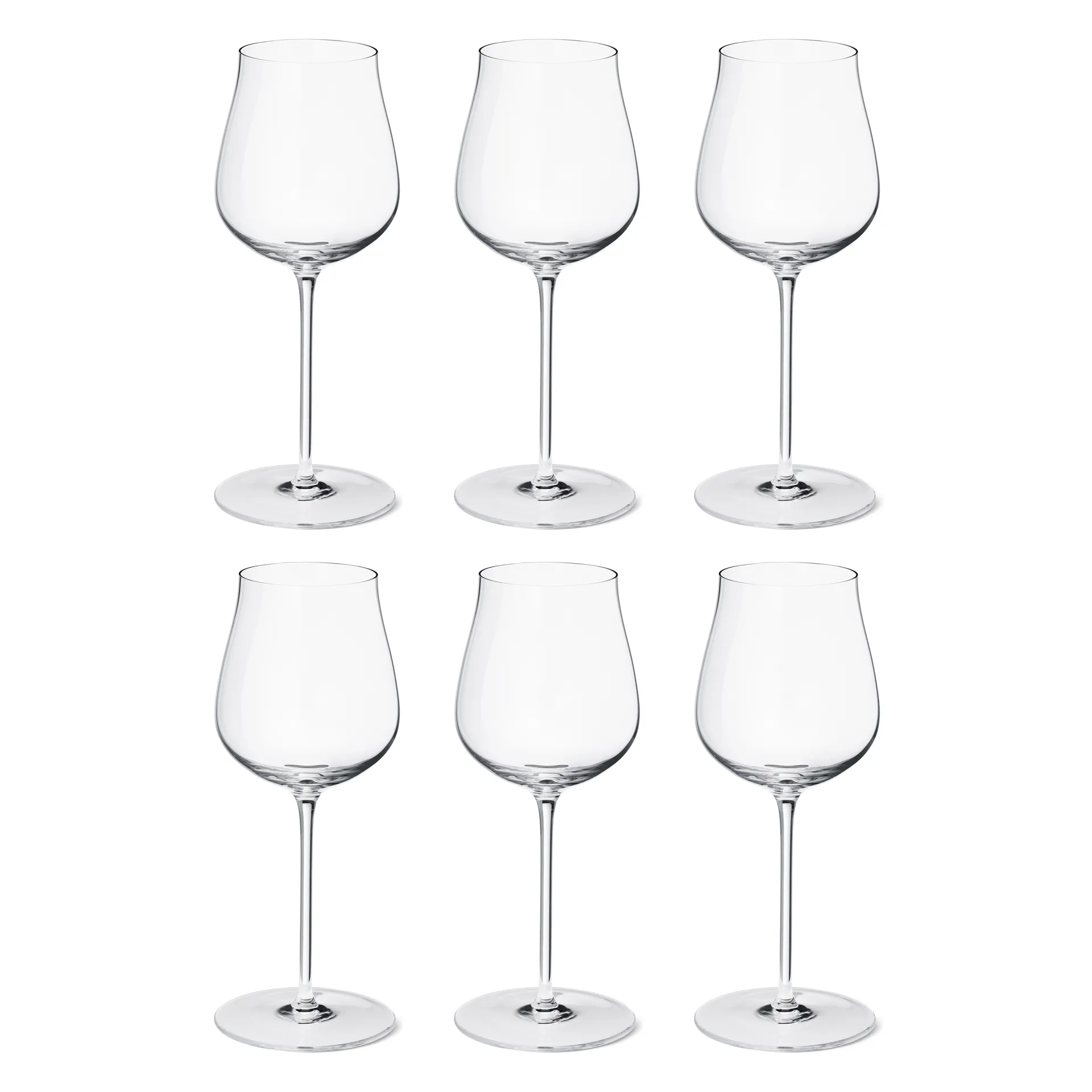 Sky white wine glass 35 cl 6-pack, crystalline Georg Jensen