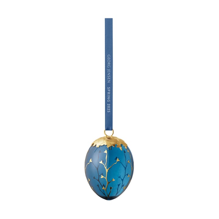 Spring 2025 decoration egg Easter hanging - Gold-plated glass - Georg Jensen