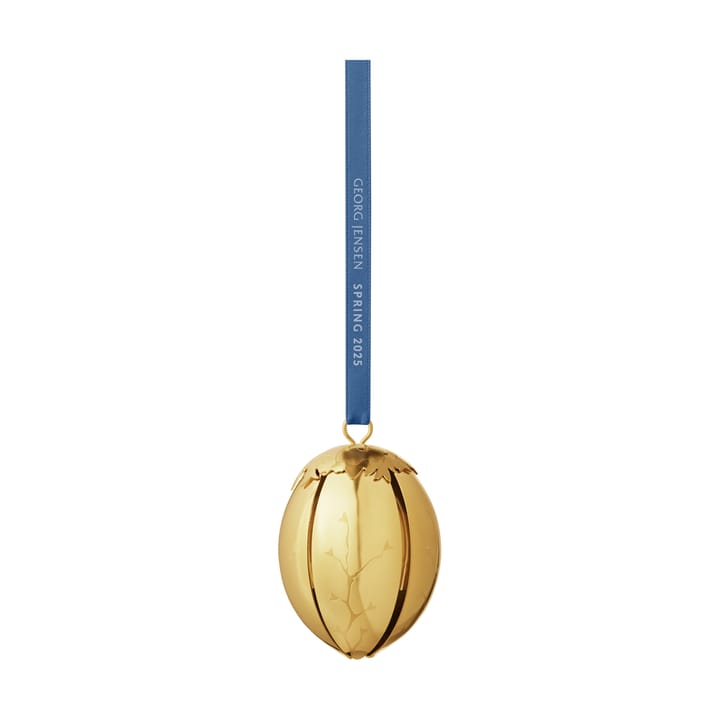 Spring 2025 decoration egg Easter hanging - Gold-plated stainless steel - Georg Jensen