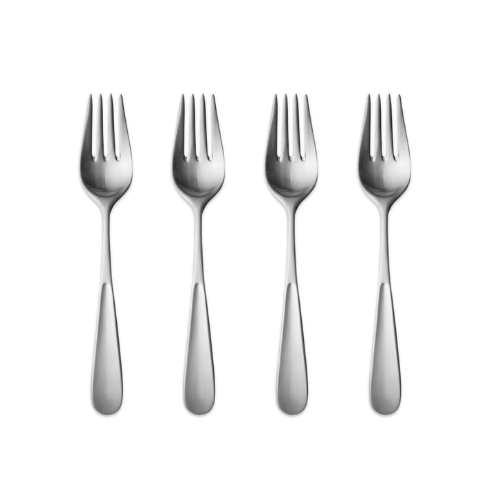 Vivianna matte cake fork - 4-pack - Georg Jensen