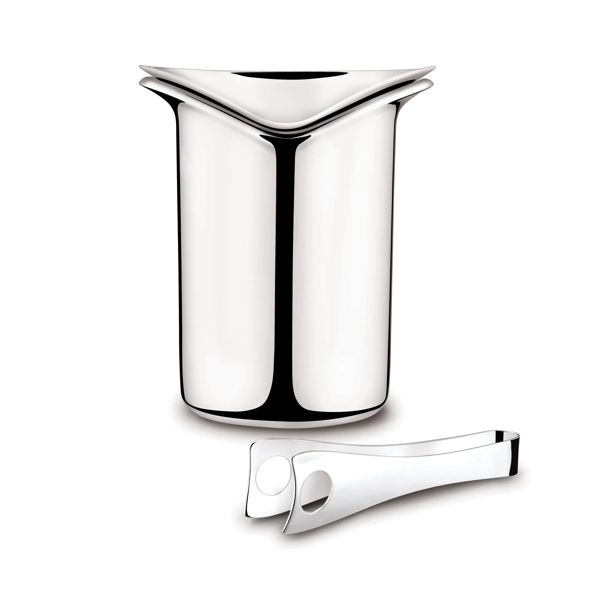 Wine ice bucket with tongs, 21 cm Georg Jensen
