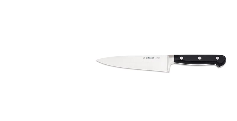 Giesser Geisser chef"s knife 15 cm Black