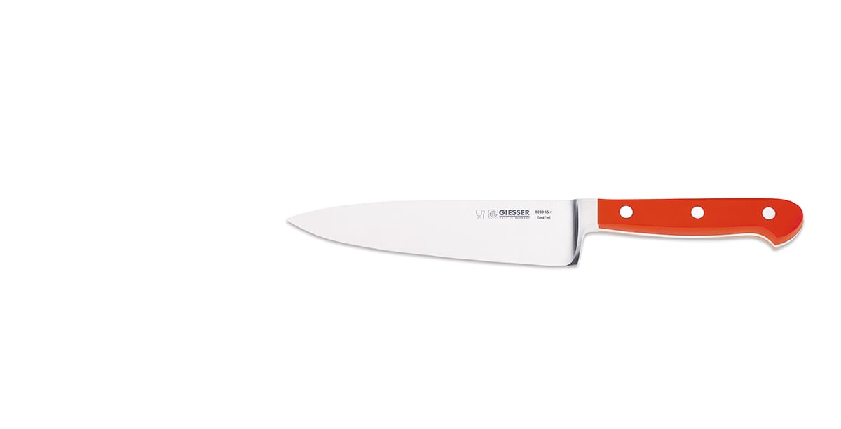 Giesser Geisser chef"s knife 15 cm Red