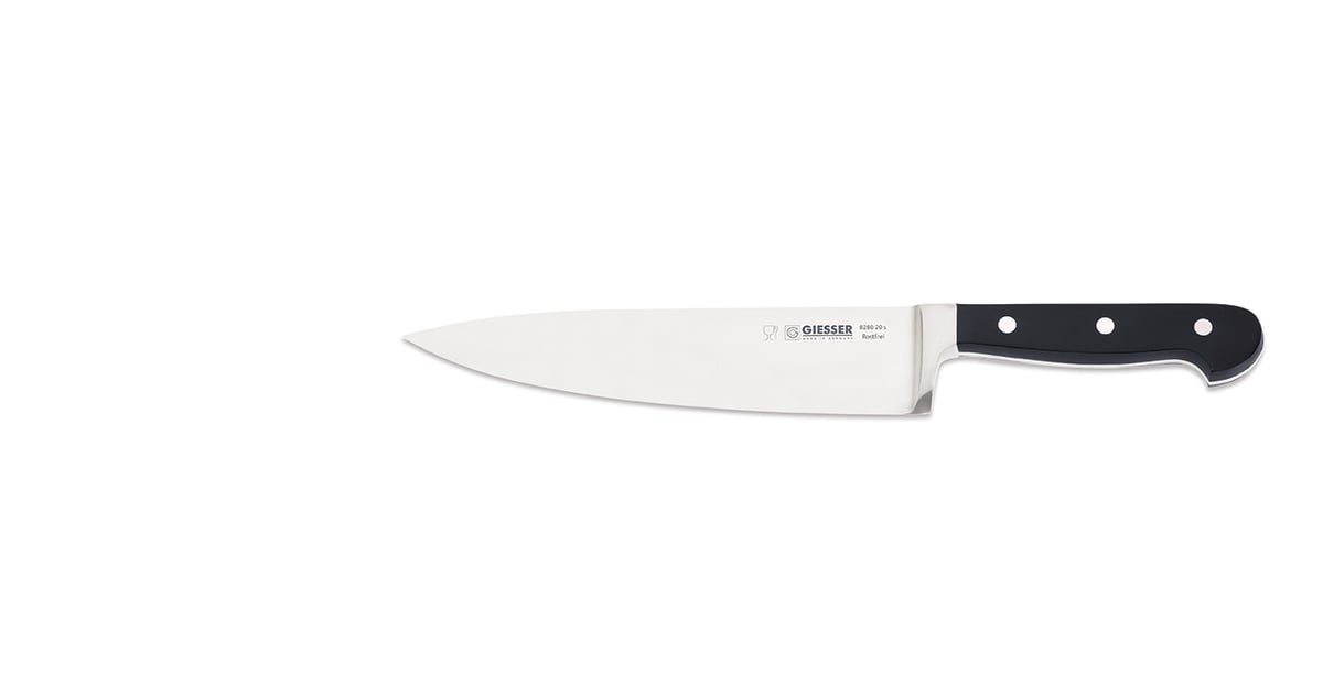 Giesser Geisser chef"s knife-allround 20 cm Black