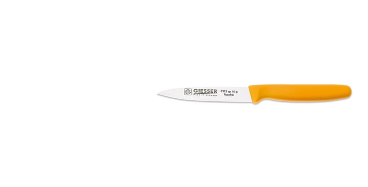 Giesser paring knife 10 cm, Yellow Giesser