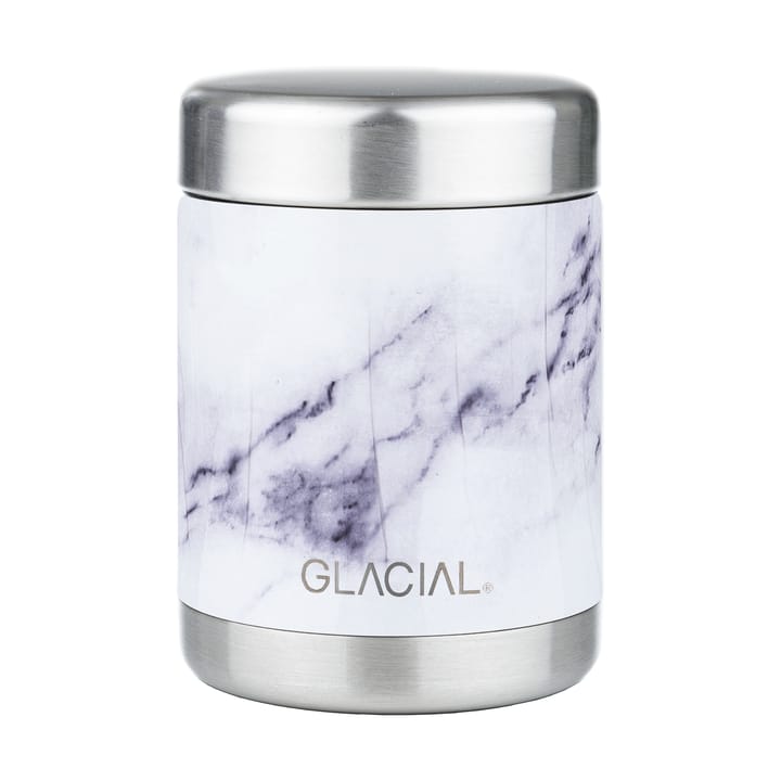 Glacial food thermos 350 ml - White marble - Glacial