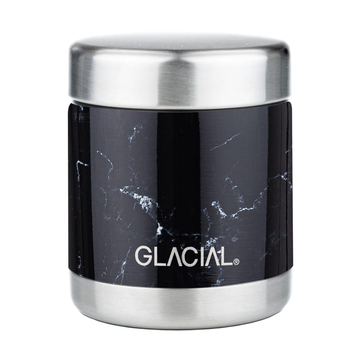 Glacial food thermos 450 ml - Black marble - Glacial