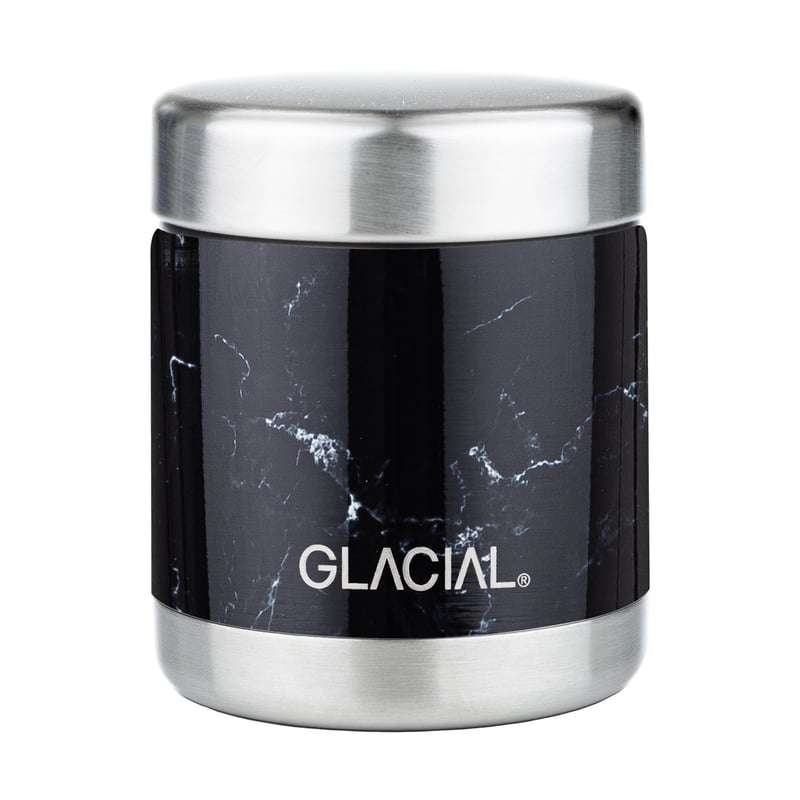 Glacial Glacial food thermos 450 ml Black marble