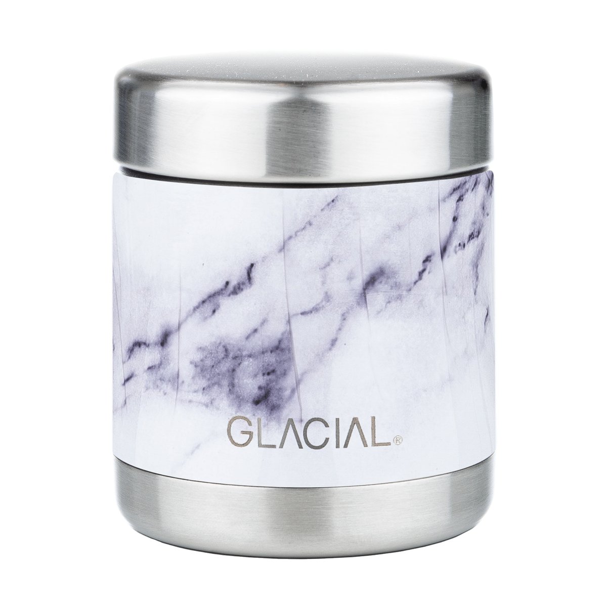 Glacial Glacial food thermos 450 ml White marble