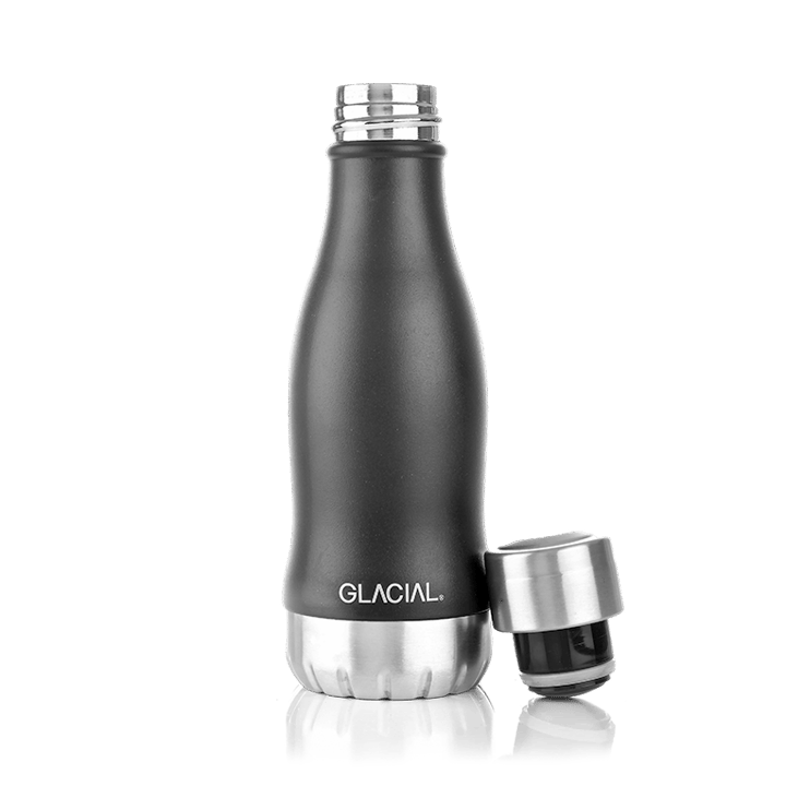Glacial water bottle 280 ml - Matte black - Glacial