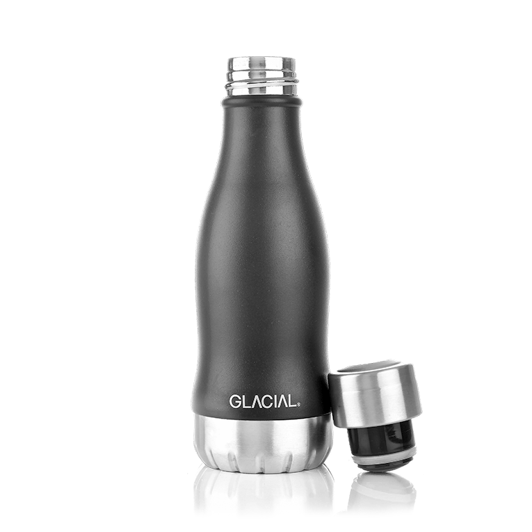 Glacial Glacial water bottle 280 ml Matte black