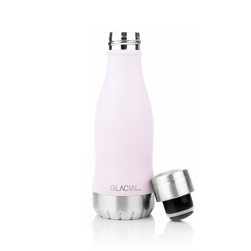 Glacial Glacial water bottle 280 ml Matte pink powder