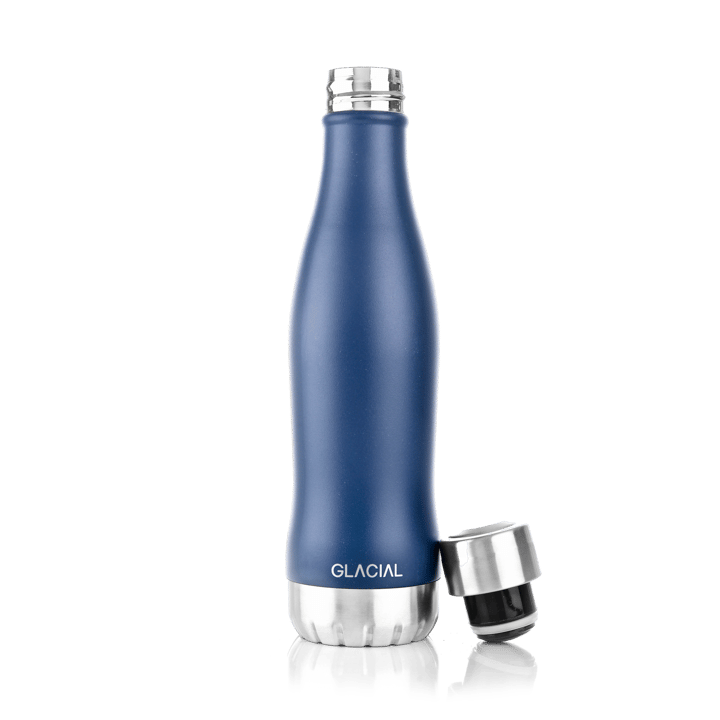 Glacial water bottle 400 ml - Matte navy - Glacial