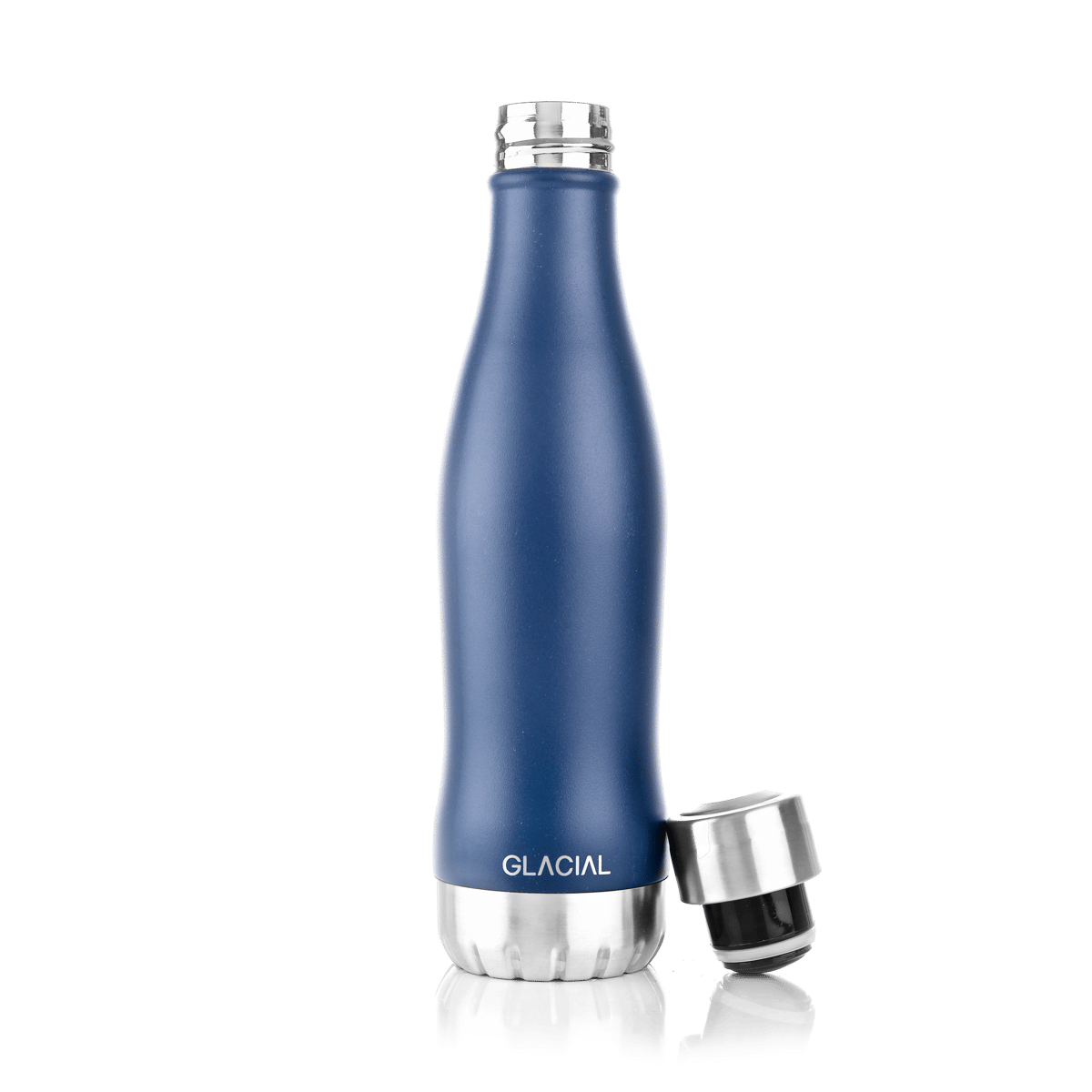 Glacial Glacial water bottle 400 ml Matte navy