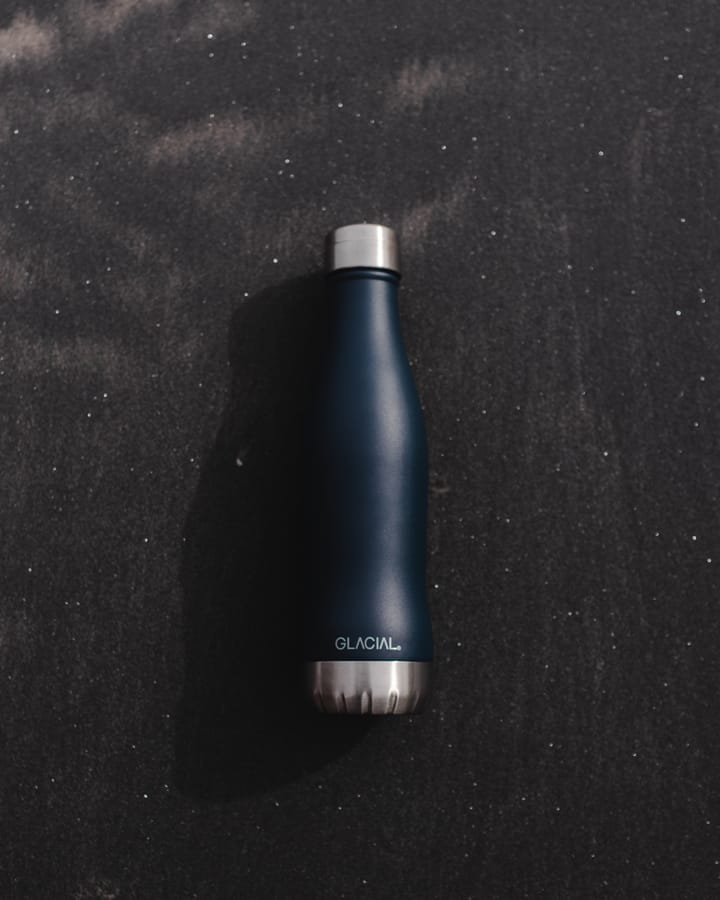 Glacial water bottle 400 ml - Matte navy - Glacial