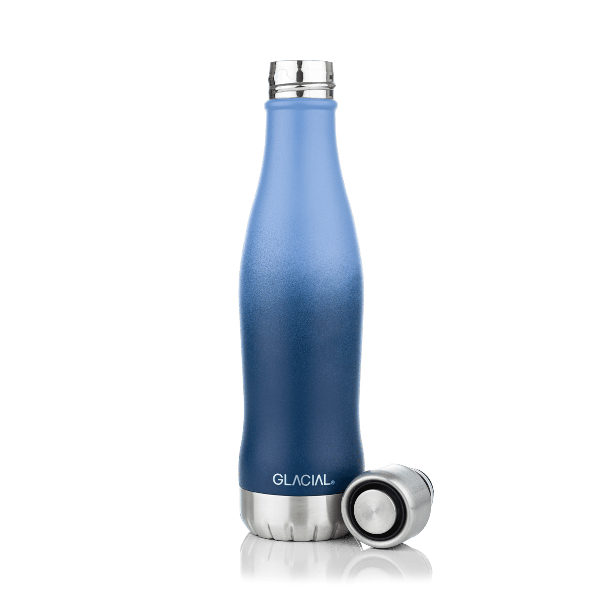 Glacial Glacial water bottle active 400 ml Blue fade