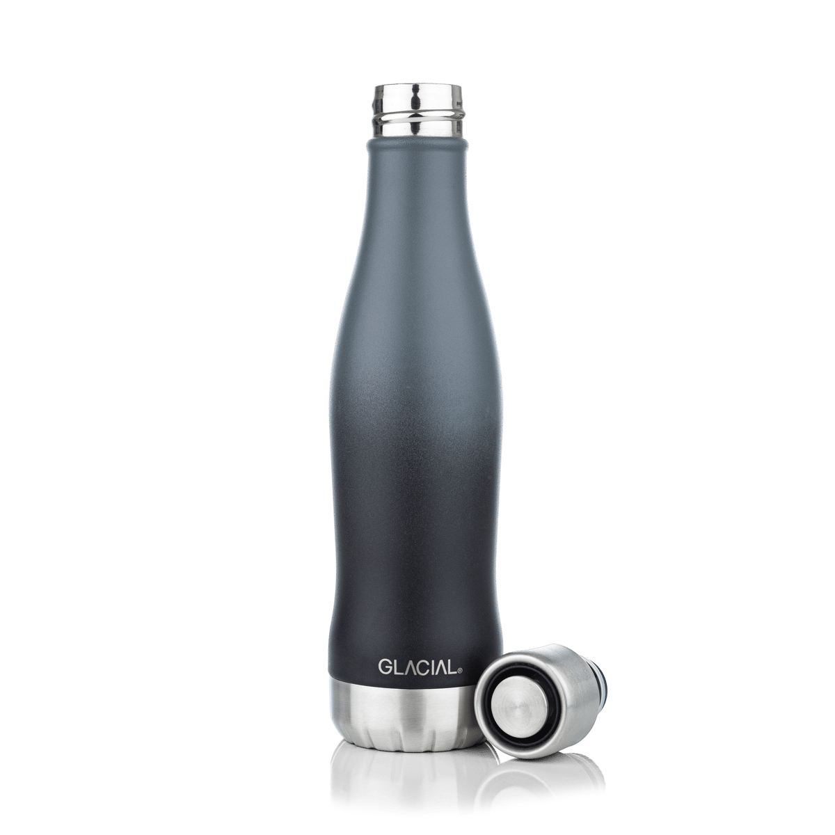 Glacial Glacial water bottle active 400 ml Gray fade