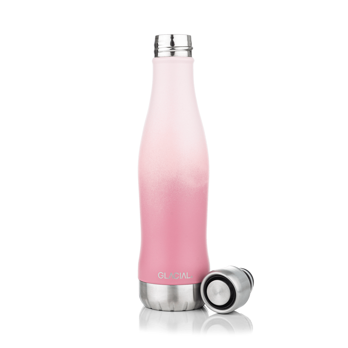 Glacial Glacial water bottle active 400 ml Pink fade