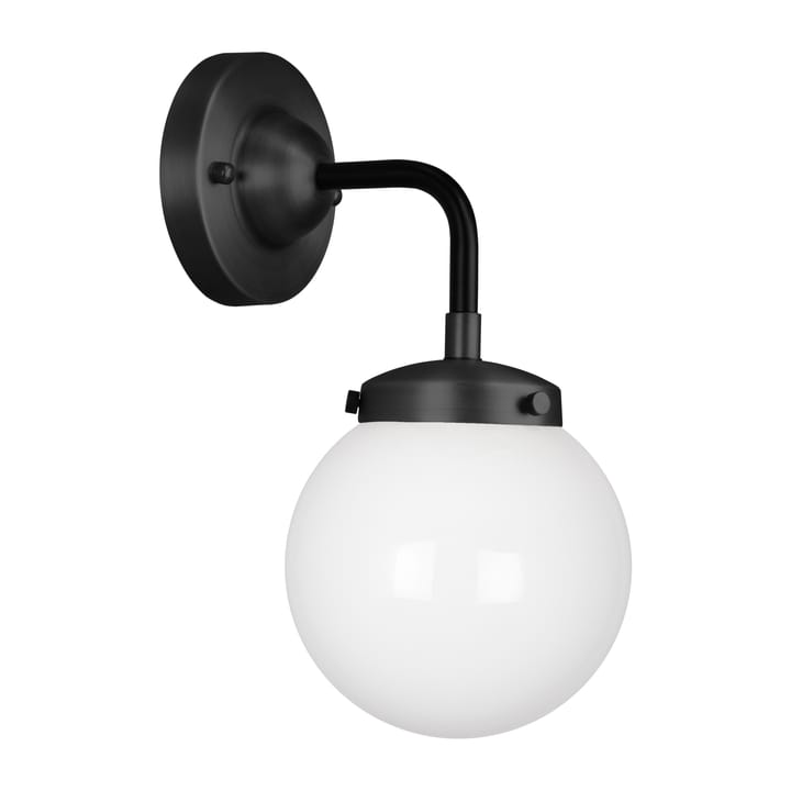 Alley 1 IP44 wall lamp - Black-white - Globen Lighting