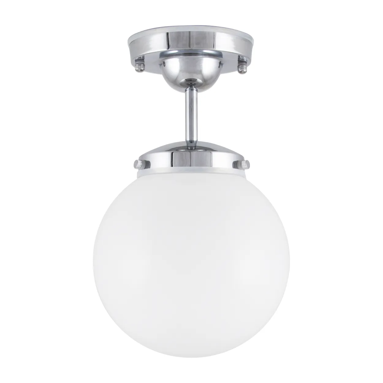 Globen Lighting Alley ceiling lamp IP44 Chrome | Scandinavian Design | Ceiling lights | Silver-coloured