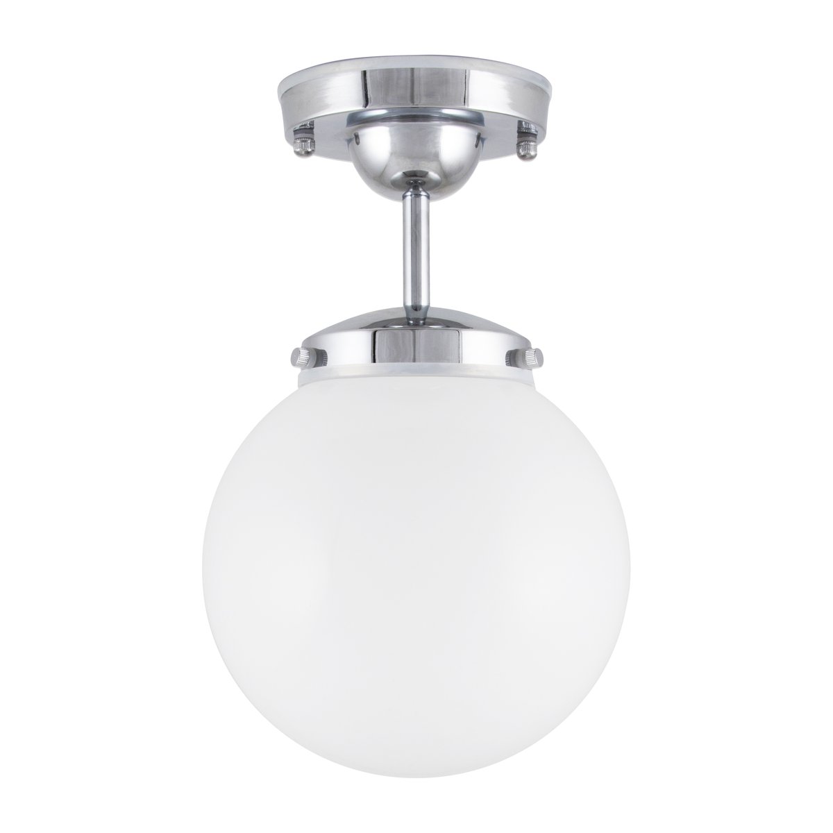 Globen Lighting Alley ceiling lamp IP44 Chrome | Scandinavian Design | Ceiling lights | Silver-coloured