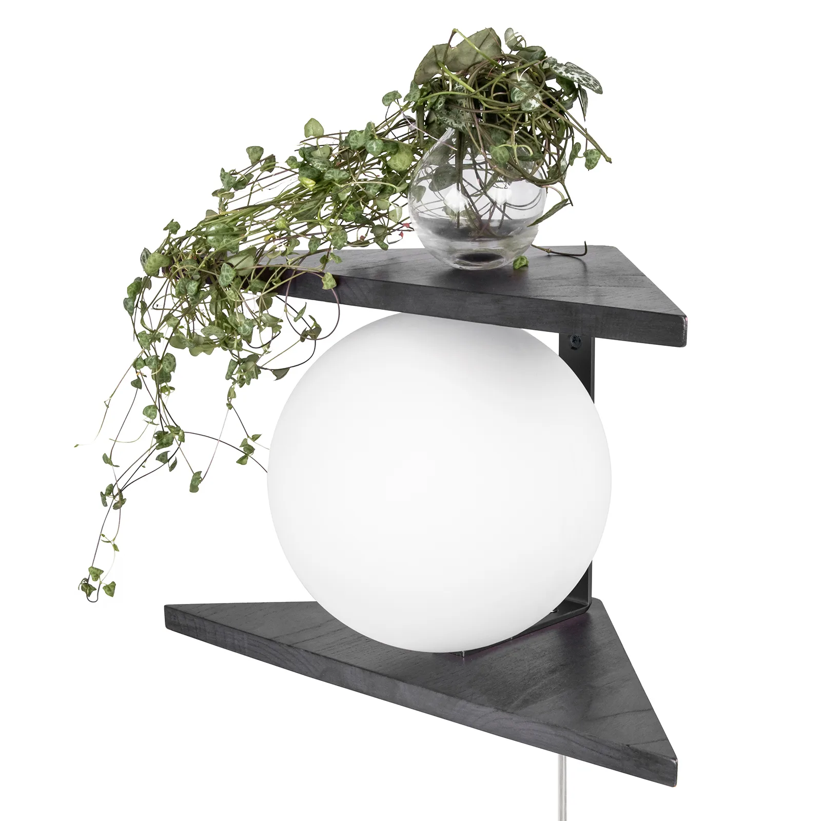 Angolo wall lamp, black Globen Lighting