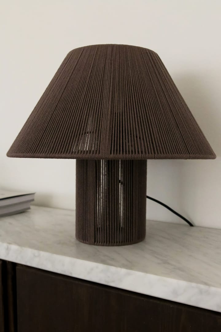 Anna table lamp Ø35 cm - Brown - Globen Lighting