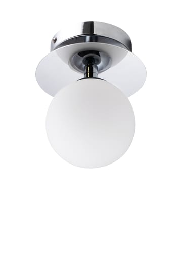 Art Deco IP44 wall lamp/ceiling lamp - Chrome-White - Globen Lighting