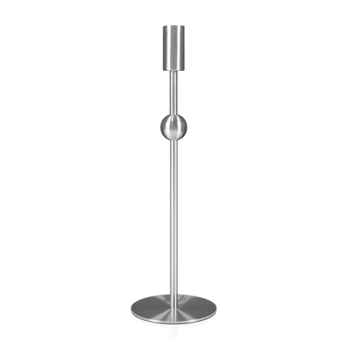 Globen Lighting Astrid lamp base brushed chrome | Scandinavian Design | Lamp bases | Silver-coloured