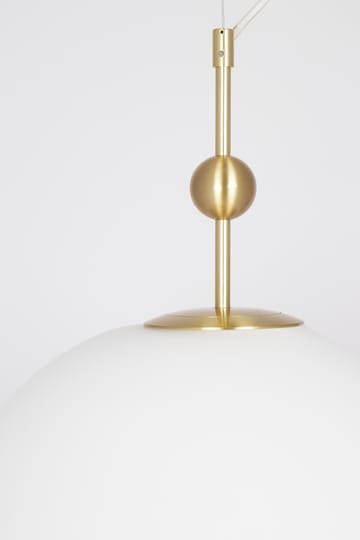 Astrid pendant lamp Ø40 cm - Brushed brass-white - Globen Lighting