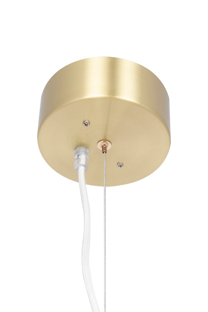 Astrid pendant lamp Ø50 cm - Brushed brass-white - Globen Lighting