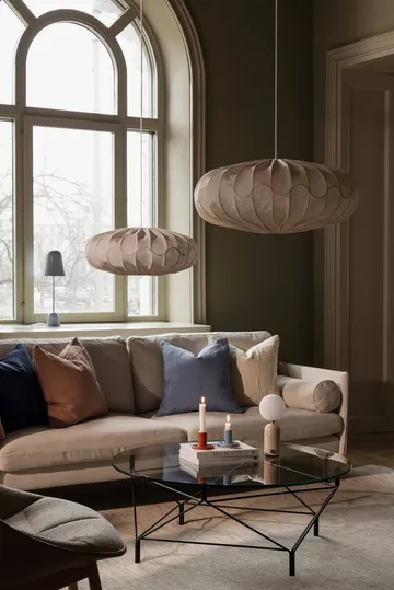 Bladverk lampshade Ø50 cm - Beige - Globen Lighting