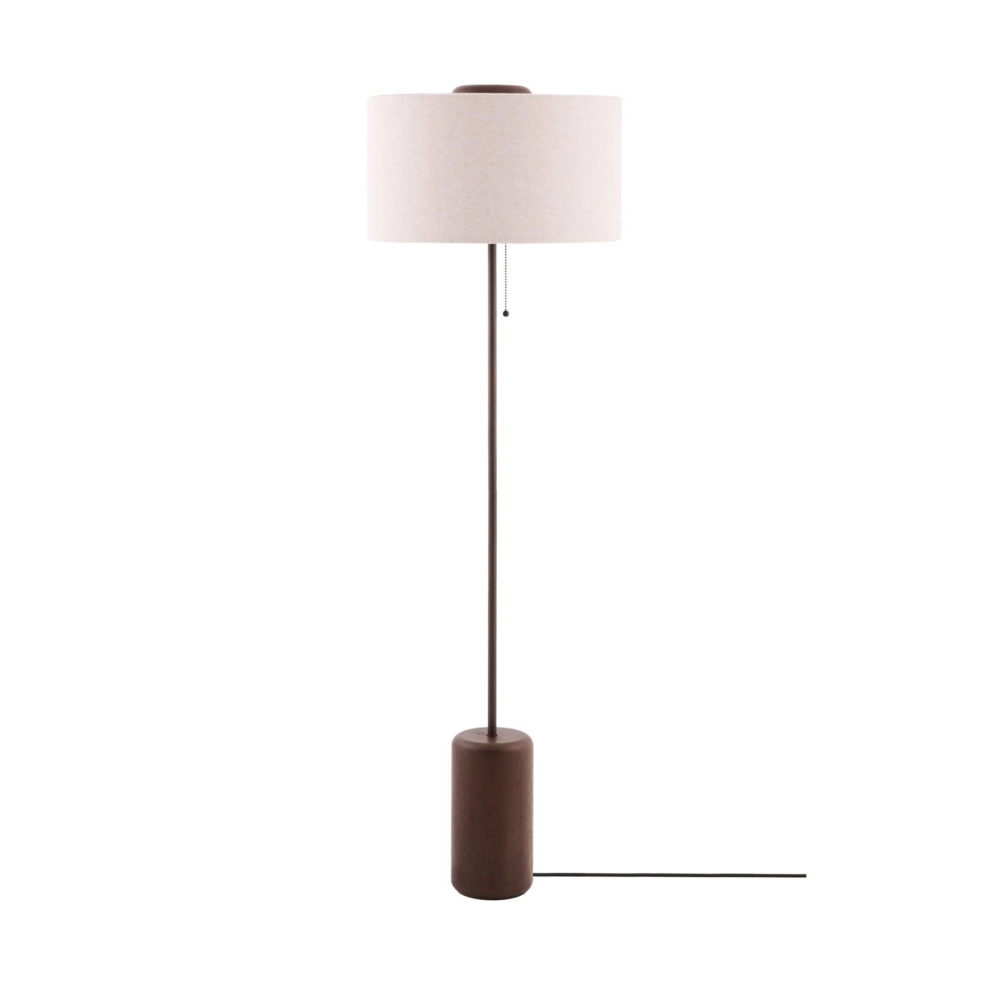 Bosco floor lamp, Brown-stained oak Globen Lighting