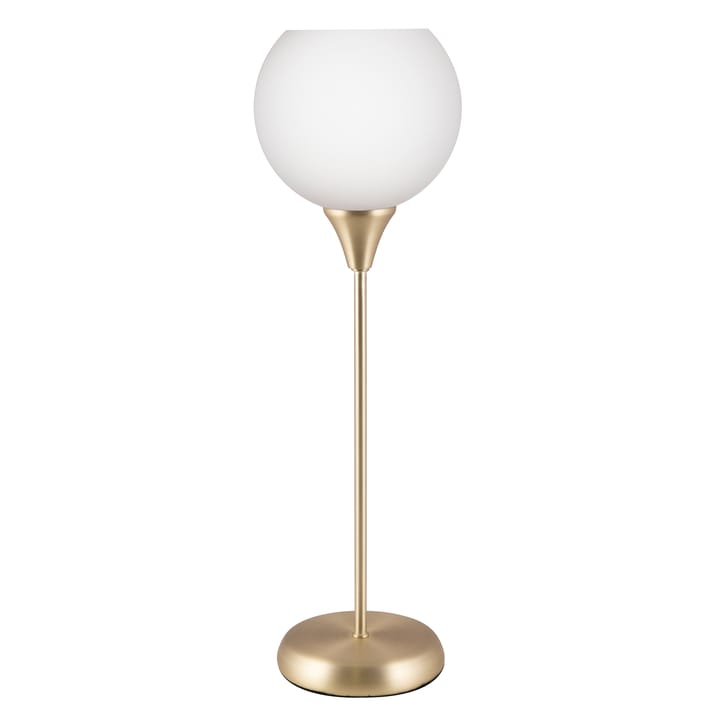 Bowl table lamp opal glass - Brushed brass - Globen Lighting