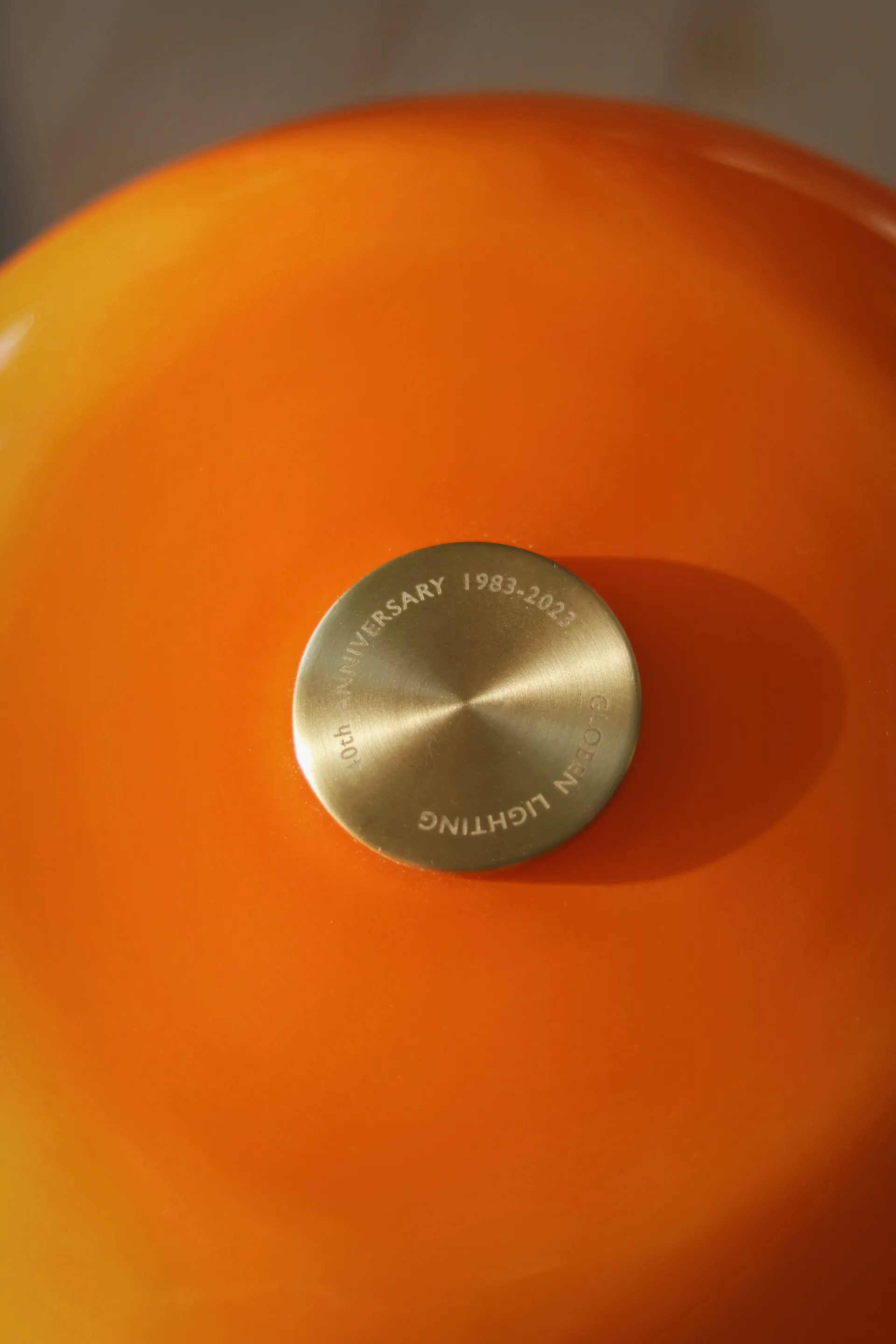 Bullen 25 table lamp, Orange Globen Lighting