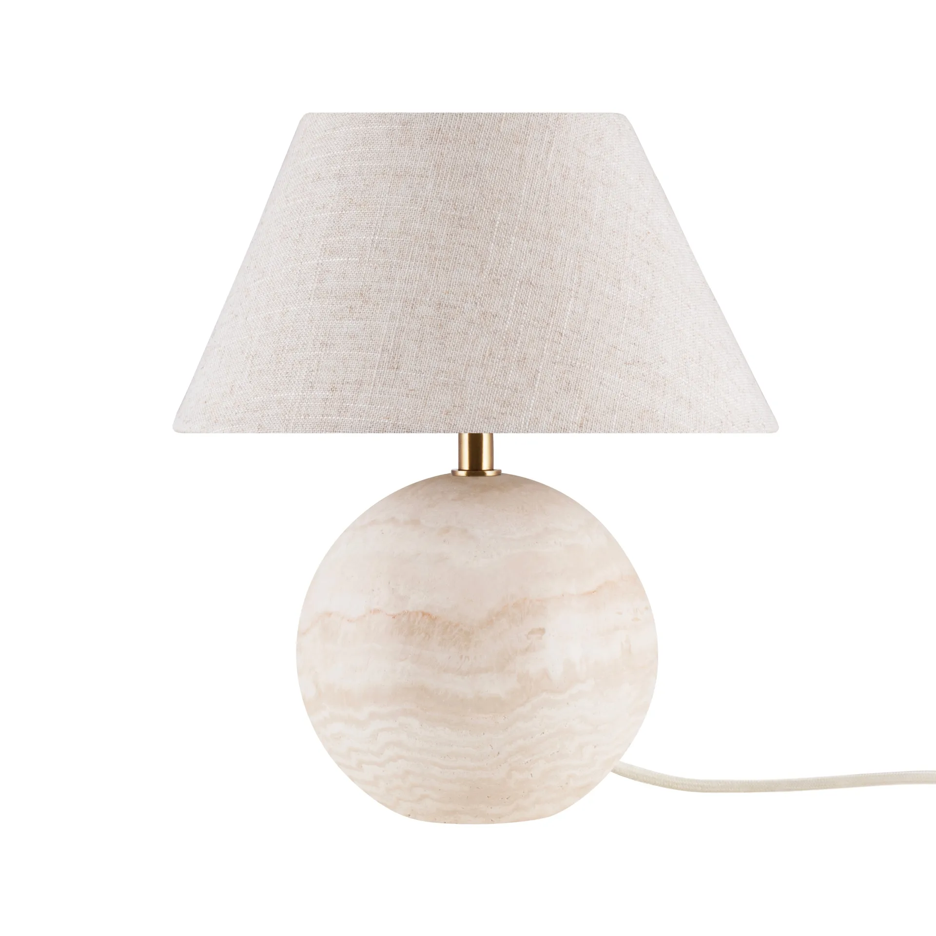 Castello 24 table lamp, Travertine Globen Lighting