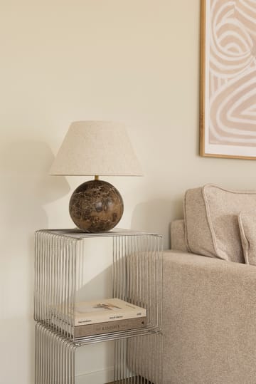 Castello 35 table lamp - Brown marble - Globen Lighting