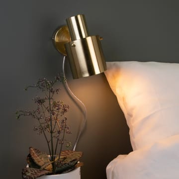 Clark 1 wall lamp brushed brass - Brushed brass - Globen Lighting