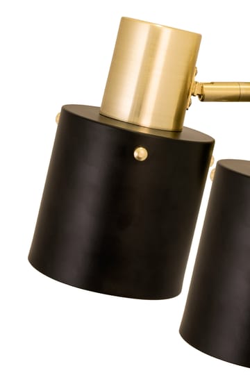 Clark 2 wall lamp - Black-brushed brass - Globen Lighting