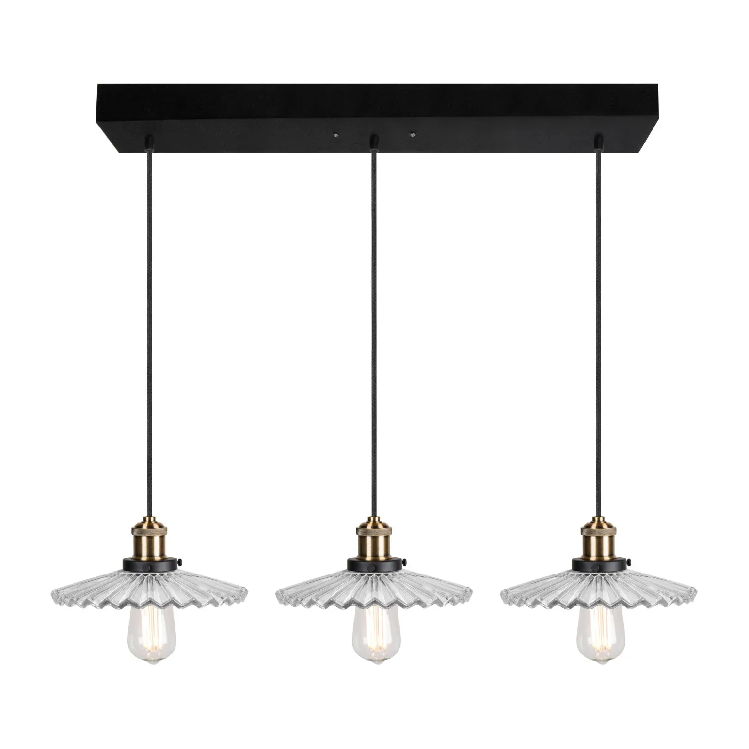 Cobbler 3 pendant 91 cm, Clear Globen Lighting