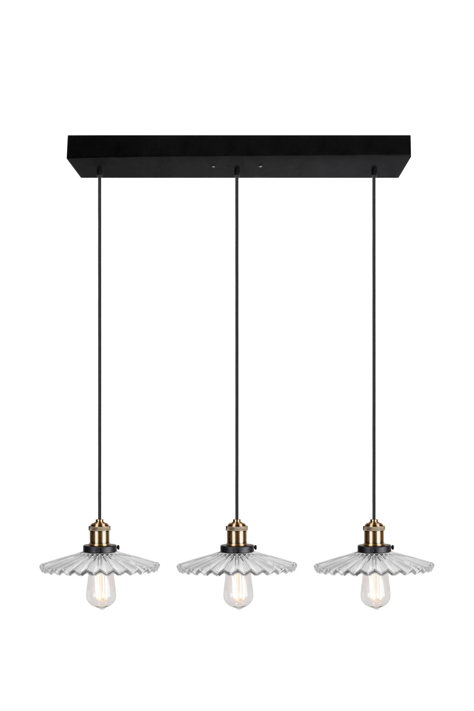 Cobbler 3 pendant 91 cm, Clear Globen Lighting
