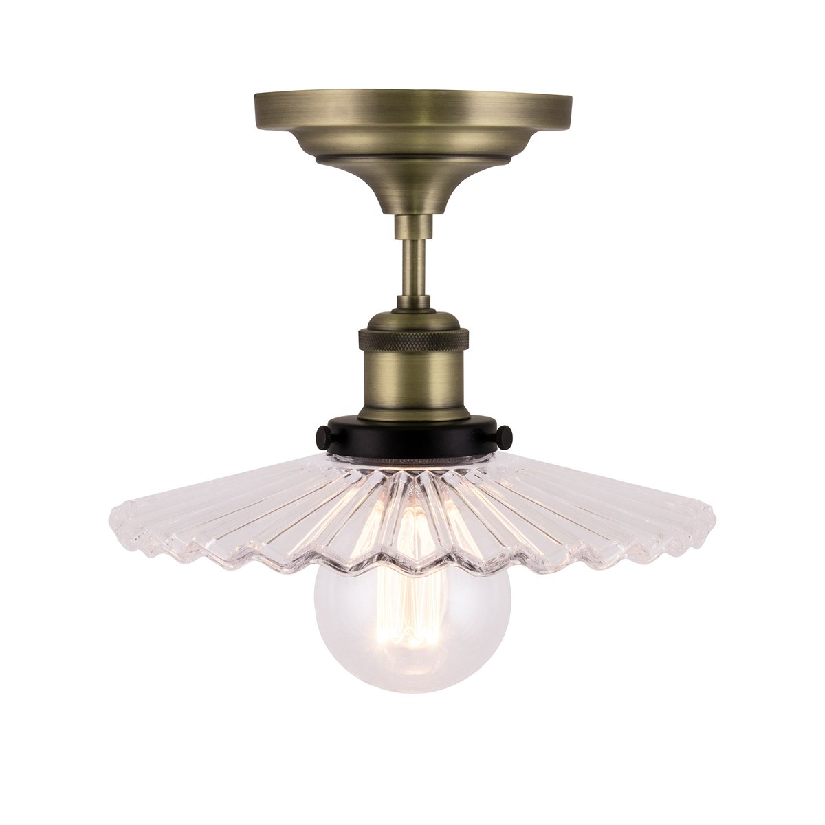 Globen Lighting Cobbler ceiling lamp 25 cm clear | Scandinavian Design | Ceiling lights | Transparent