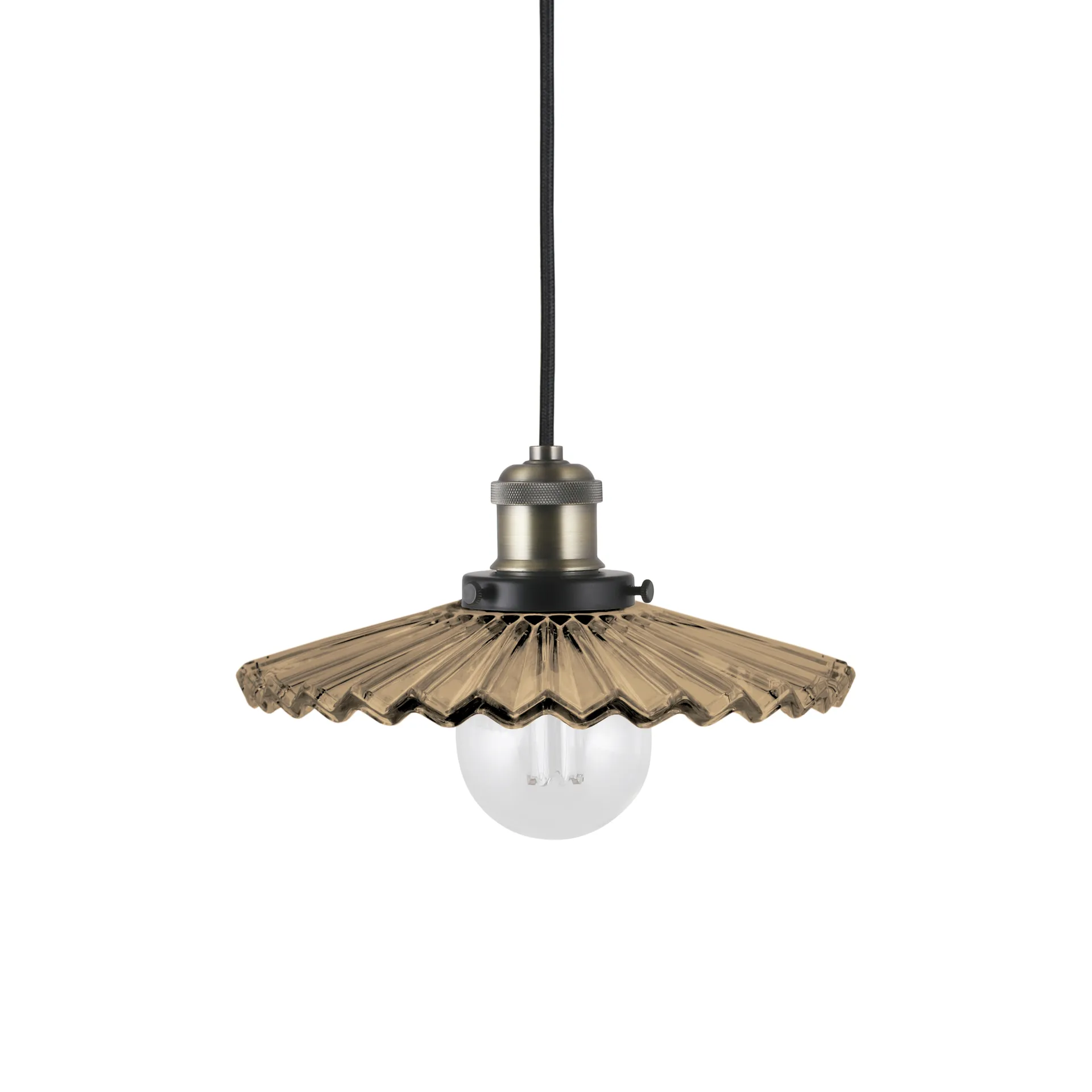 Cobbler pendant lamp Ø25 cm, Brown Globen Lighting