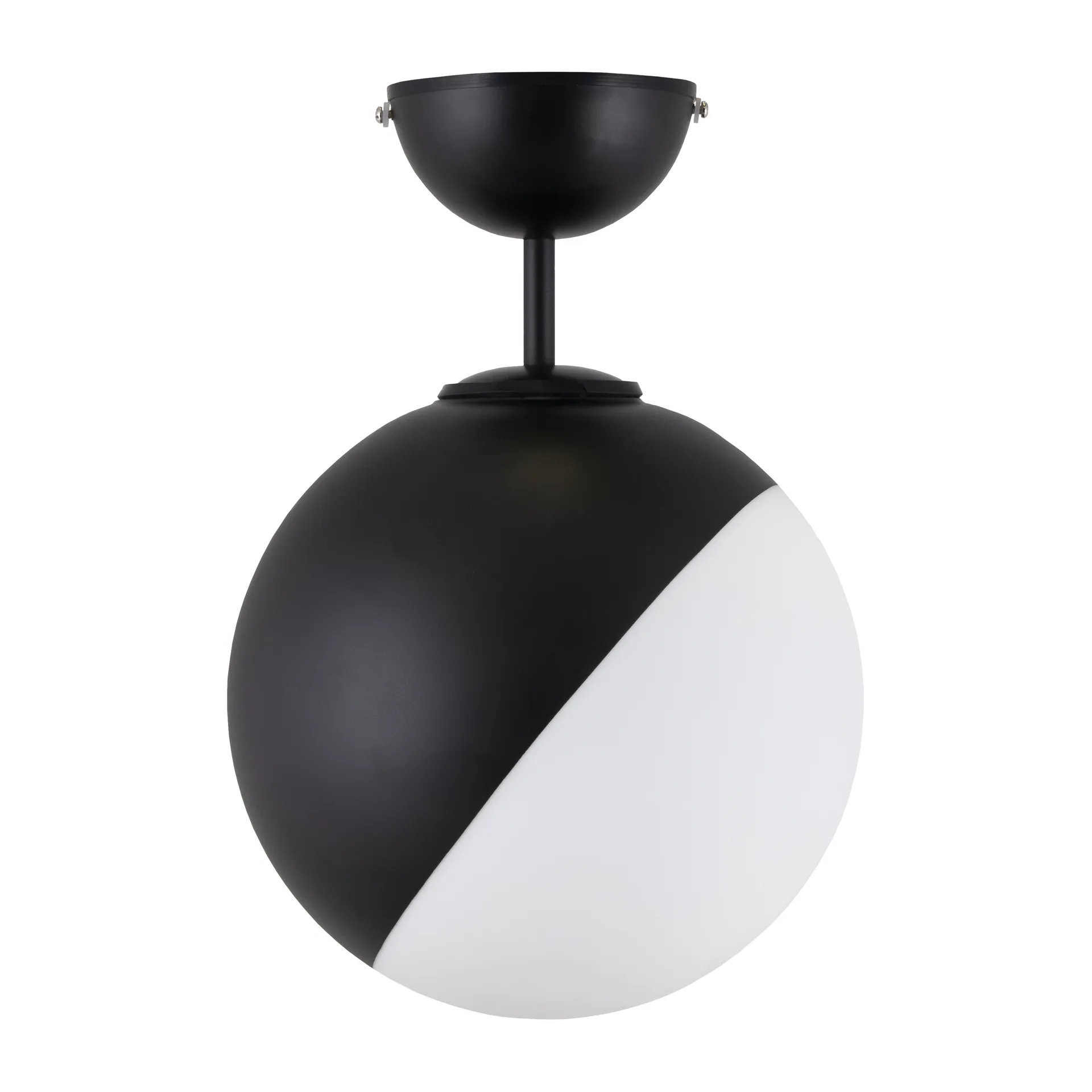 Contur ceiling lamp Ø25 cm, Black-white Globen Lighting