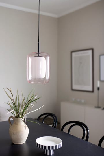 Cuboza pendant lamp Ø20 cm - Peach-white - Globen Lighting