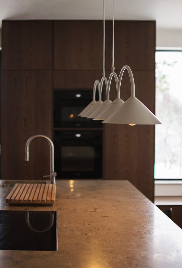 Curve pendant lamp 5 - Beige - Globen Lighting