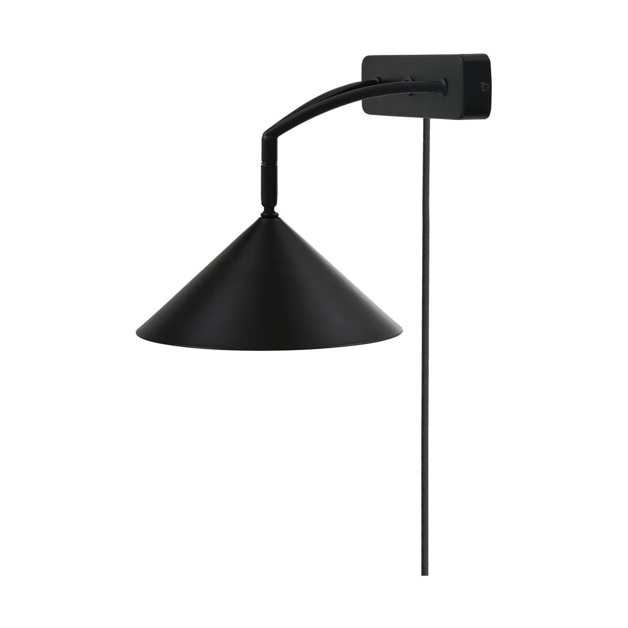 Globen Lighting Curve wall lamp Black | Scandinavian Design | Wall lights | Black